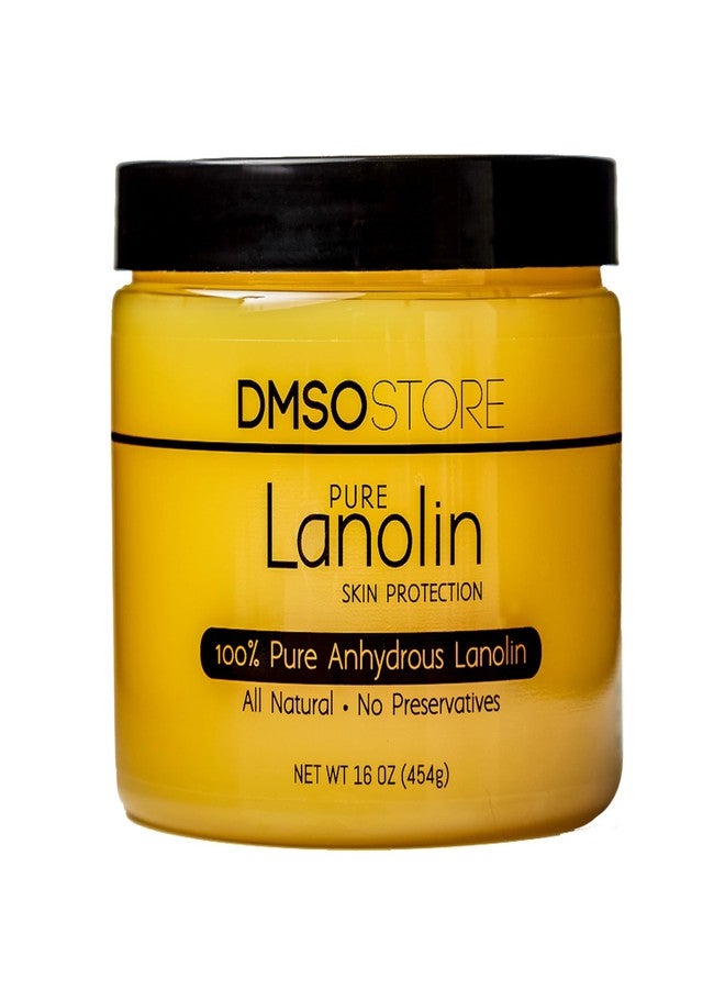 DMSOSTORE Lanolin 1 lb. Unrefined 100% Pure USP Grade. Skin protectorate and moisturizer that delivers deep hydration and nourishment, excellent as a nipple cream. - Image 1